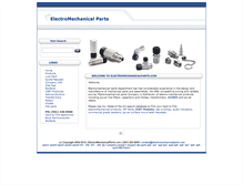 Tablet Screenshot of electromechanicalparts.com